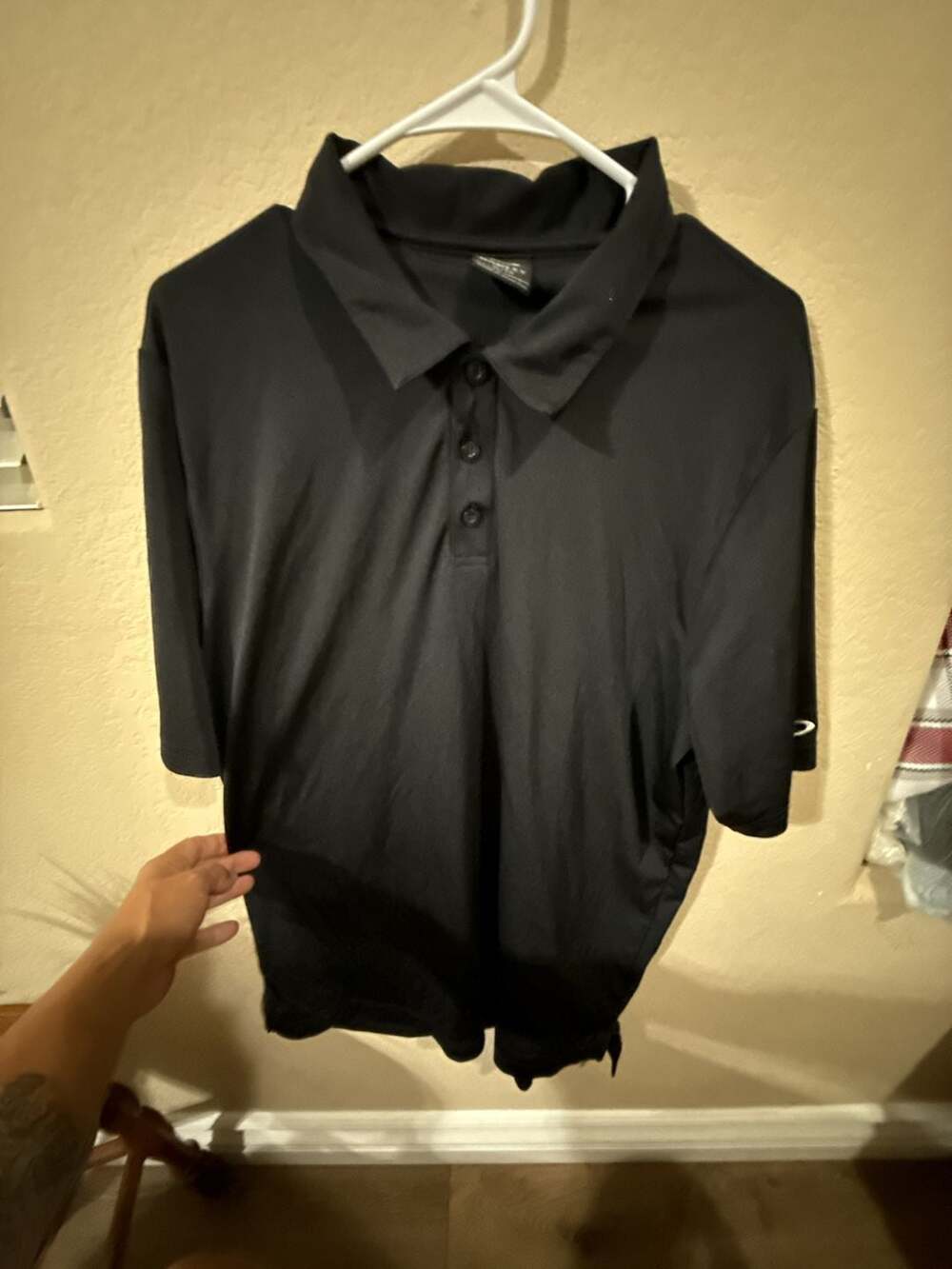 Oakley Polo Shirt Size XL Black Performance Golf